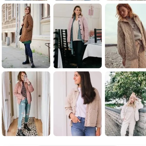 Joie {Anthro} NWT quilted snap closure collared jacket in dusty rose/tan XS - Picture 15 of 16